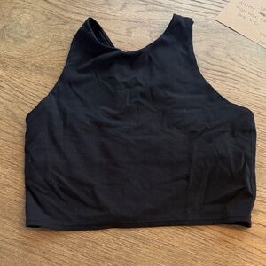 Athleta Conscious Crop High Neck Sports Bra A-C